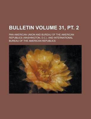 Book cover for Bulletin Volume 31, PT. 2