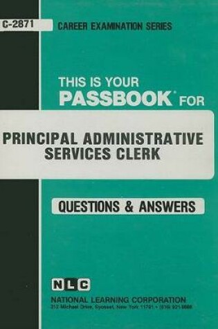 Cover of Principal Administrative Services Clerk