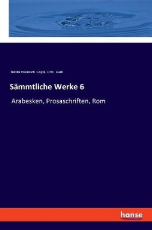 Cover of Sämmtliche Werke 6