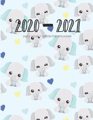 Cover of Daily Planner 2020-2021 Baby Elephant 15 Months Gratitude Hourly Appointment Calendar