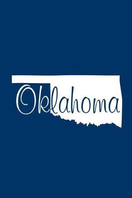 Book cover for Oklahoma - Navy Blue Lined Notebook with Margins