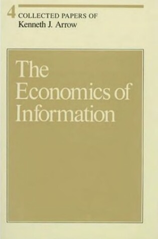 Cover of Economics of Information