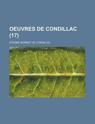 Book cover for Oeuvres de Condillac (17)