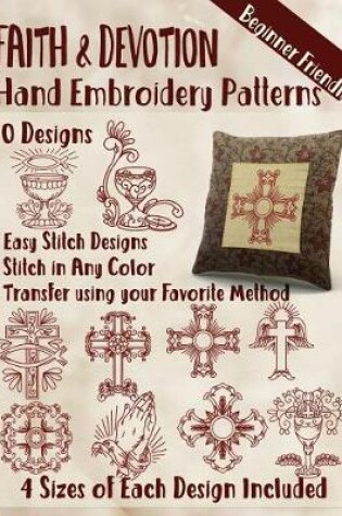 Cover of Faith and Devotion Hand Embroidery Patterns