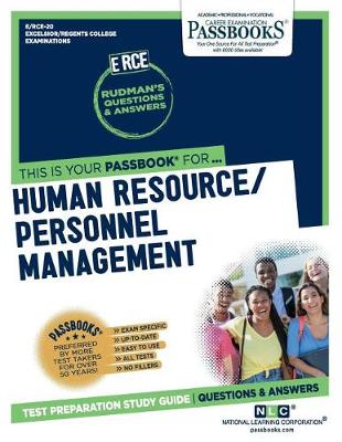 Book cover for Human Resource/Personnel Management (Rce-20)