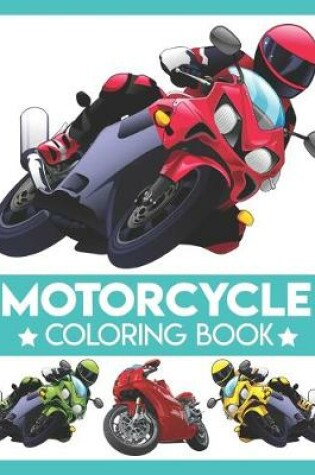 Cover of Motorcycle Coloring Book