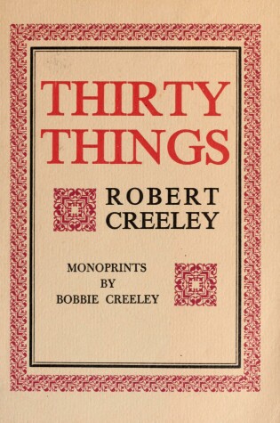 Cover of Thirty Things