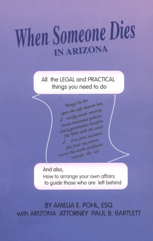 Book cover for When Someone Dies in Arizona