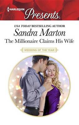 Book cover for The Millionaire Claims His Wife