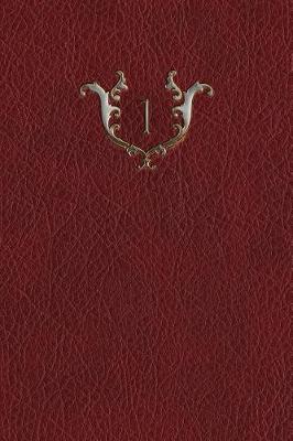 Cover of Monogram "1" Blank Book