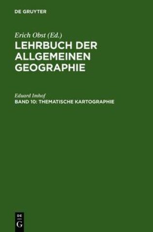 Cover of Thematische Kartographie