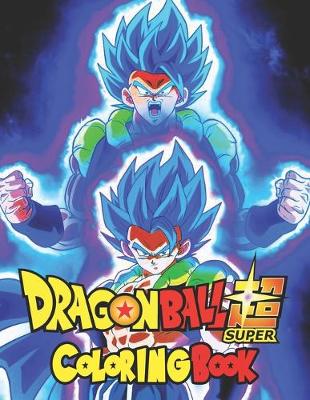 Book cover for Dragon ball Super coloring book