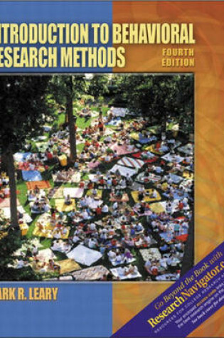 Cover of Introduction to Behavioral Research Methods (with Research Navigator)
