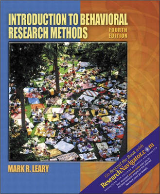 Book cover for Introduction to Behavioral Research Methods (with Research Navigator)
