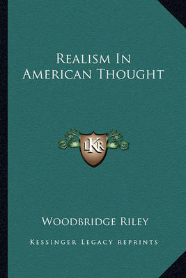 Book cover for Realism in American Thought