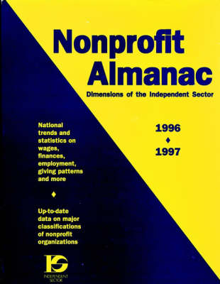 Book cover for Nonprofit Almanac 1996-1997