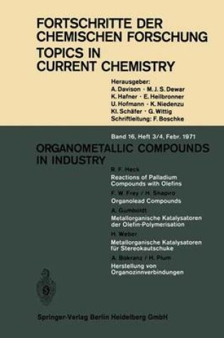 Cover of Organometallic Compounds in Industry