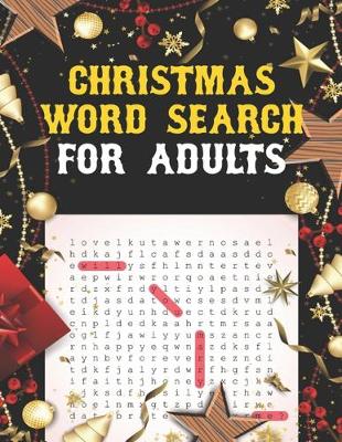 Book cover for Christmas Word Search For Adults