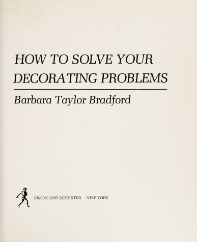 Book cover for How to Solve Your Decorating Problems