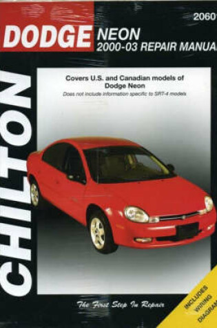Cover of Dodge Neon Repair Manual
