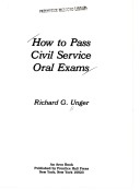 Book cover for How Pass Civil Service Oral Ex