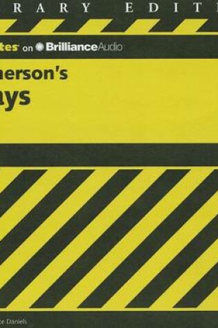 Cover of Cliffsnotes on Emerson's Essays