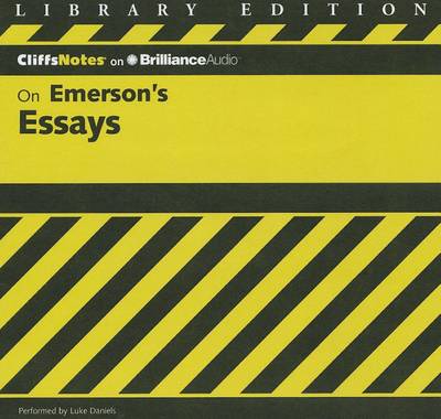 Book cover for Cliffsnotes on Emerson's Essays