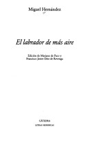 Book cover for El Labrador de Mas Aire