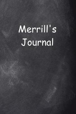 Book cover for Merrill Personalized Name Journal Custom Name Gift Idea Merill