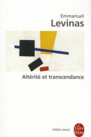 Cover of Alterite ET Transcendance