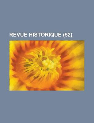 Book cover for Revue Historique (52)