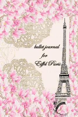 Book cover for bullet journal for Eiffel Paris