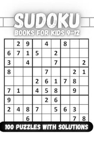 Cover of Sudoku books for kids 9-12