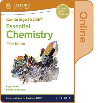 Book cover for Cambridge IGCSE® & O Level Essential Chemistry: Enhanced Online Student Book Third Edition