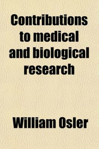 Cover of Contributions to Medical and Biological Research (Volume 1)