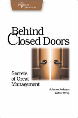 Book cover for Behind Closed Doors - The Secret of Great Management