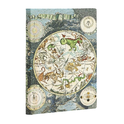 Book cover for Celestial Planisphere Mini Lined Softcover Flexi Journal