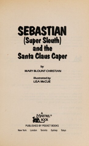 Book cover for Sebastian (Super Sleuth) and the Santa Claus Caper