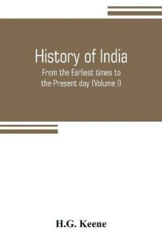 Cover of History of India