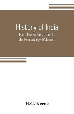 Book cover for History of India