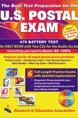 Cover of The Best Test Preparation for the U.s. Postal Exam : 470 Battery Test : with Two Cds for the Audio Section of the Exam