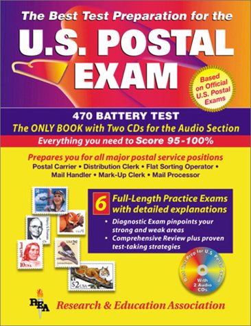 Book cover for The Best Test Preparation for the U.s. Postal Exam : 470 Battery Test : with Two Cds for the Audio Section of the Exam