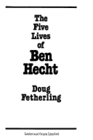 Cover of Five Lives of Ben Hecht