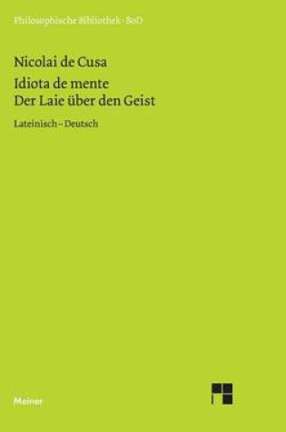 Cover of Schriften in deutscher UEbersetzung / Der Laie uber den Geist