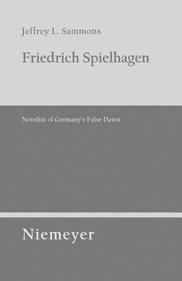 Book cover for Friedrich Spielhagen