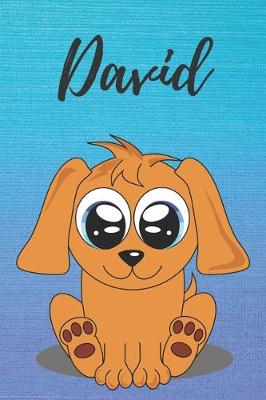 Book cover for David dog coloring book / notebook / journal / diary