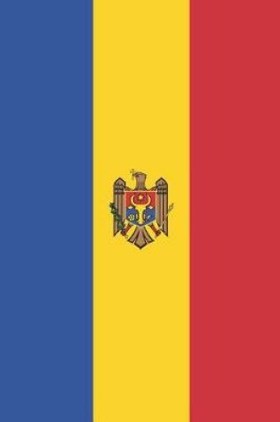 Cover of Moldova Flag Notebook - Moldovan Flag Book - Moldova Travel Journal