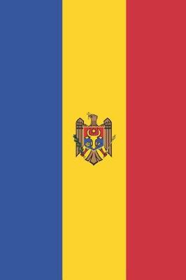 Book cover for Moldova Flag Notebook - Moldovan Flag Book - Moldova Travel Journal