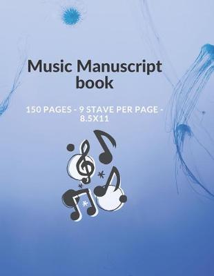 Book cover for Music Manuscript book