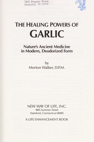 Cover of The Healing Powers of Garlic